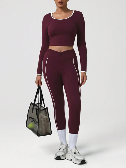 CONTRAST TRIM SPORTS SET