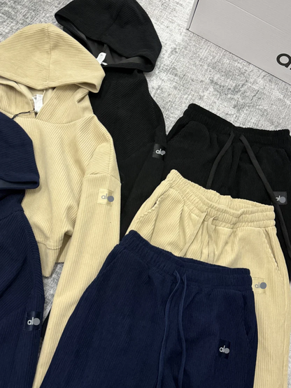 CORDUROY TWO PIECE LOUNGE SET