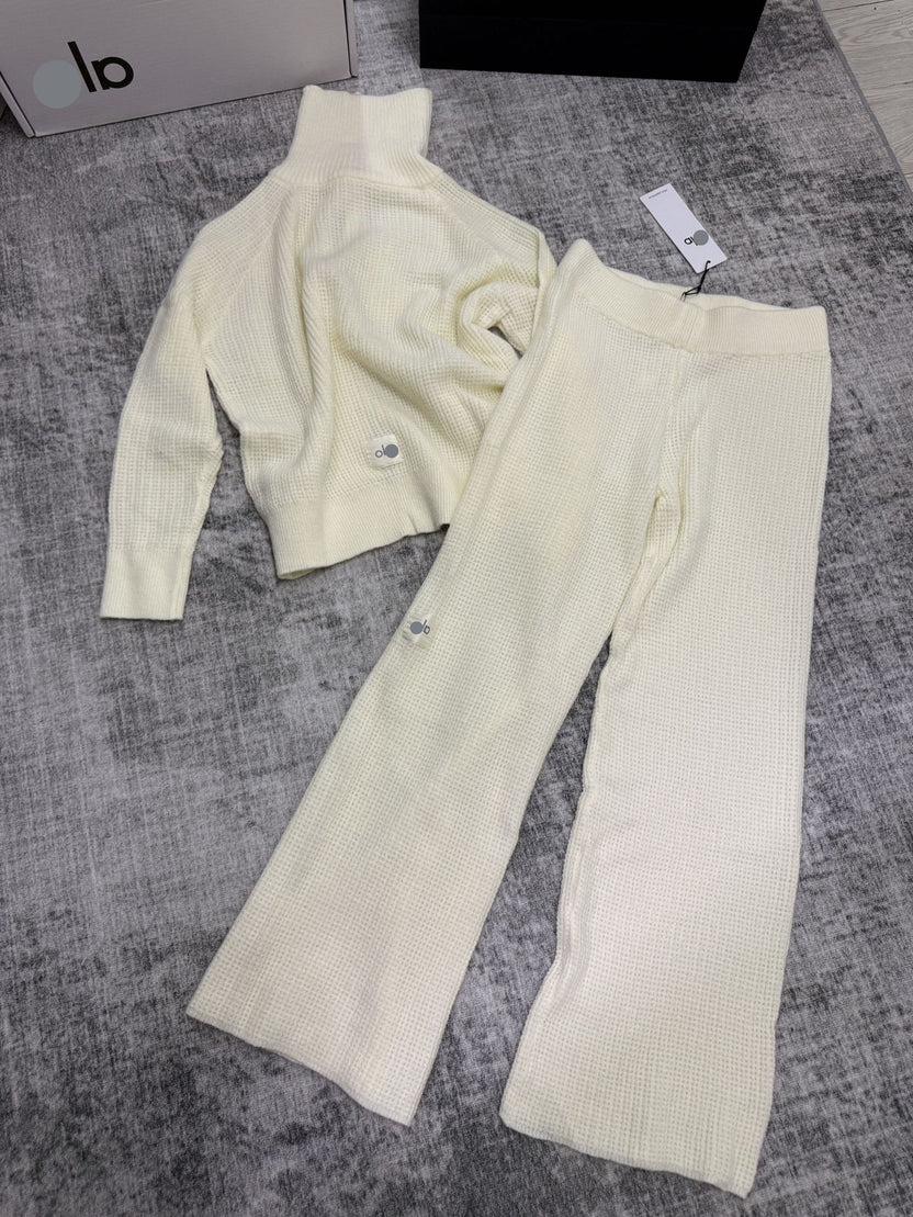 WAFLE KNIT LOUNGE PANTS
